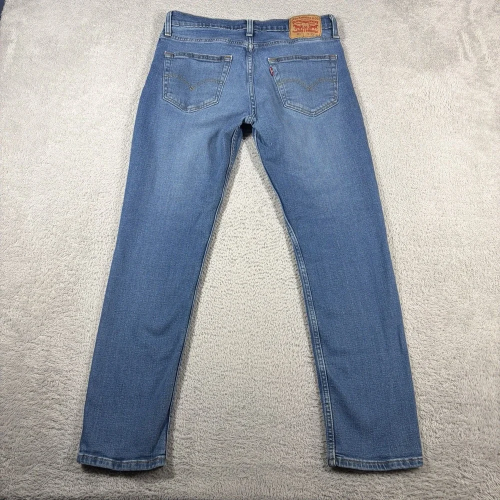 Levi's 511 Slim Fit Jeans Mens 32x30 Mid Wash Blue Stretch Denim 04511